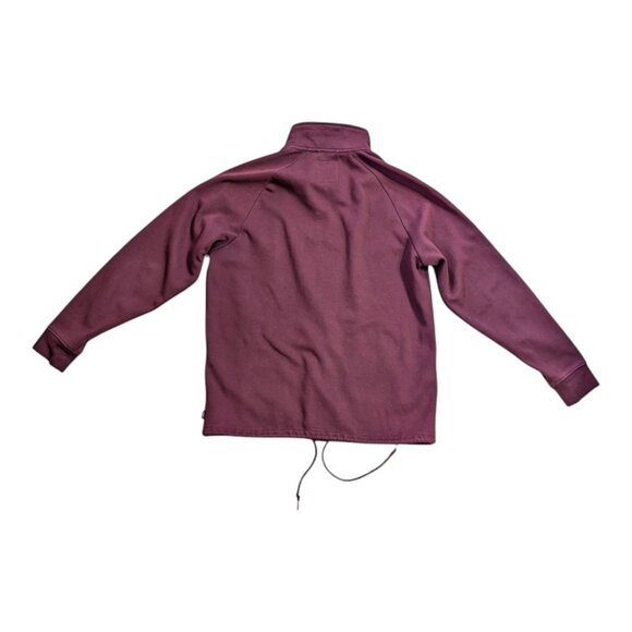 VANS Off The Wall TORREY FLEECE COACHES JACKET Large RARE BURGUNDY - Picture 2 of 6